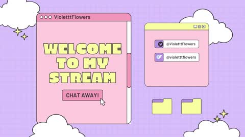 Violet Flowers online show from November 3, 2:01 am