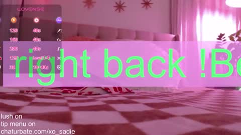 Xo Sadie online show from November 3, 7:09 am