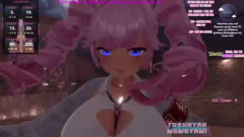 YoruNyan Momoyami online show from February 14, 3:42 am