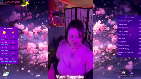 Yumi Sapphire online show from April 15, 5:49 pm